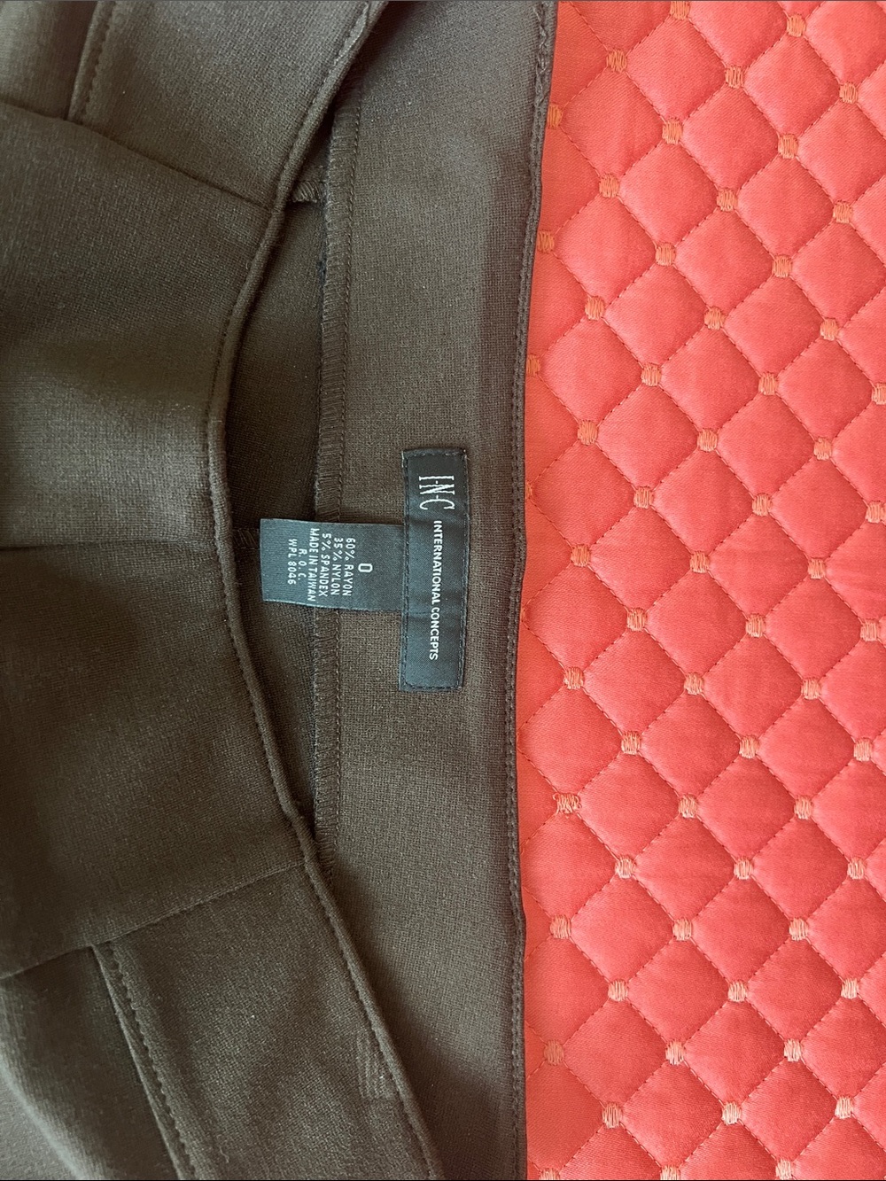 INC International Concepts Dark Brown women’s stretch Dress Pants